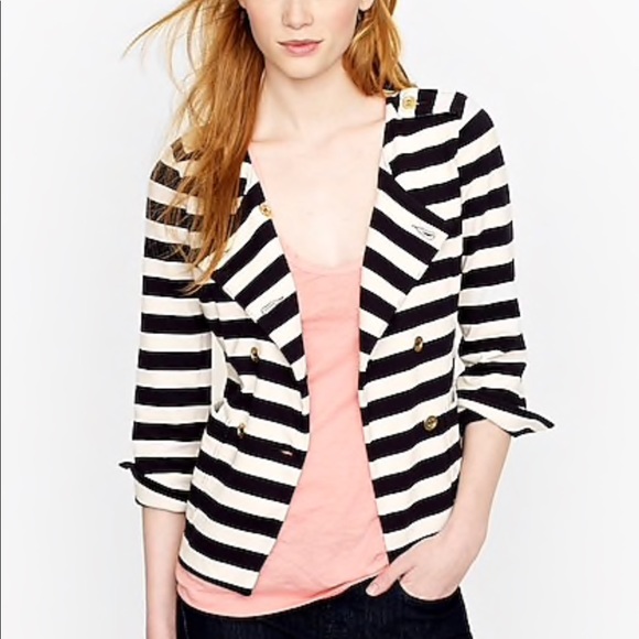 J. Crew Striped Knit Jacket - Picture 5 of 5